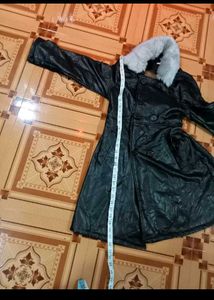 Vintage Faux Leather Coat