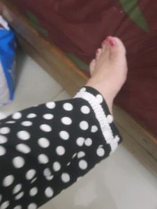 Black Coordset With Whitee LACEE