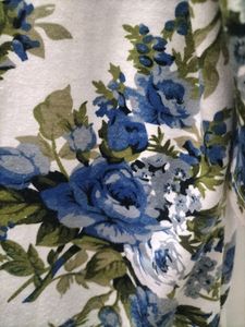 Floral Dress With Side Pockets
