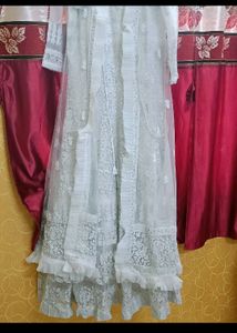 Designer Heavy Bridal Gown For Wedding Or Festival