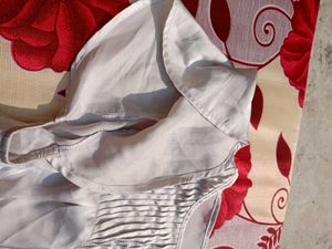 Vintage Cottage-Core Satin Top