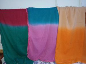 Colorful Ombre Dupattas  - Set of 3