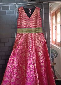 Ethnic Gown With Dupatta