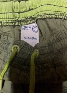 Olive Green Patterned Joggers unisex