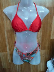 Dazzling Red Very Sexy Bikini Set 👙