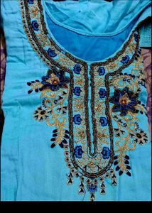 Embroidered Xl Size Salwar Suit 42