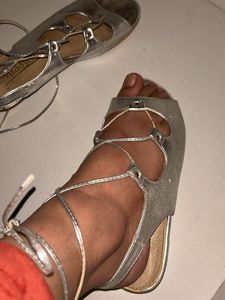 Stylish Ankle Wrap Flat Sandals For Women &amp; Girls