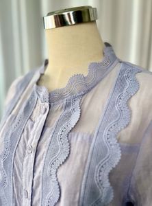 Elegant Lace Trim Top