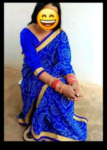 Elegant Blue Saree