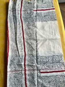 Pure Cotton Block Print Saree