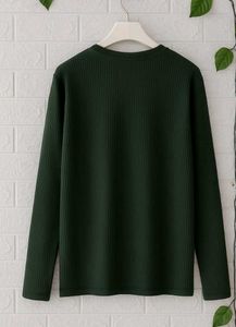 💥Girls Full Sleeve Top - Dark Green