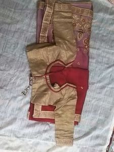 saree with blouse