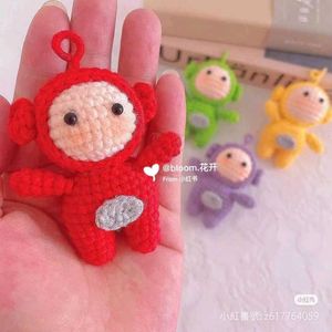 Teletubbies Crochet Charms