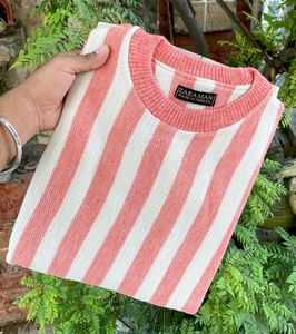Striped Knit Sweater