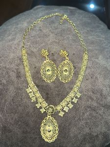 Turkey Design One Gram Gold Necklace Set
