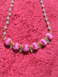 Silk Thread Necklace Set