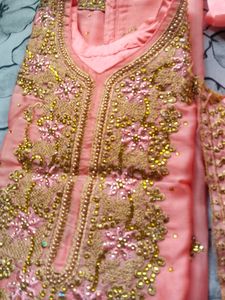 Dress With Shalwal Dupatta  (Full Sleeve, Lining,)