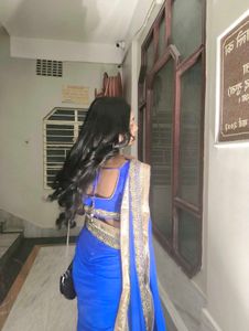 Elegant Blue Saree