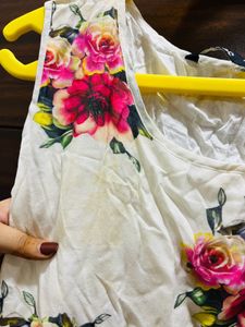 White Floral Dress