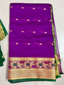 saree with stich blouse