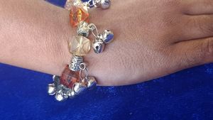 Cristal With Ghughri Bracelet.