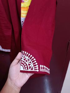 Hanpainted Maa Durga Kurta