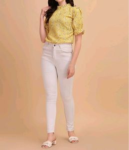 Floral Print Blouse Top