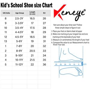 New Kids School Shoe White (Check Size Chart Image