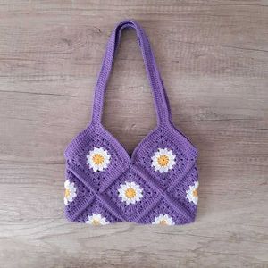 Daisy Crochet Handbag