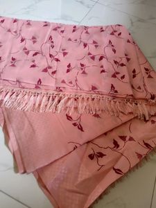 Never Used Peach Pink Saree