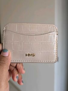 MANGO Croc Effect Card Holder