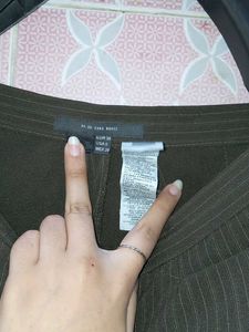 ZARA BASIC LIMITED EDITION Brown Career Pants