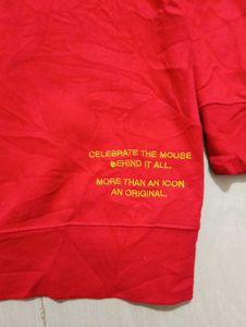 Red Mickey Mouse Hoodie