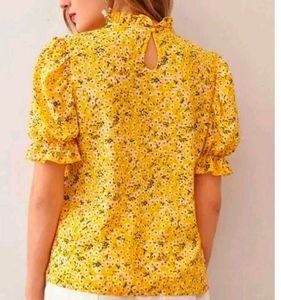 Yellow Coloured Beautiful Top