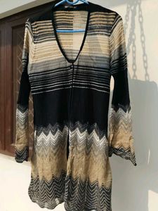 Striped Knit Cardigan