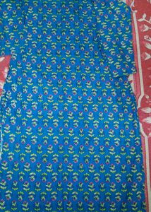 new Floral Print Cotton Kurta