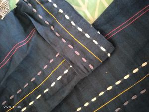 Libas Navy Blue Thread Work Xxl Kurta