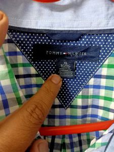NEW TOMMY HILFIGER Checkered Casual Shirt