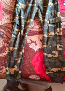 Camo Cargo Pants Tight Fit
