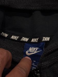 Nike Dark Grey Full Zip Hoodie | Essential Comfort