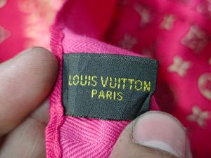 Pink Louis Vuitton Scarf