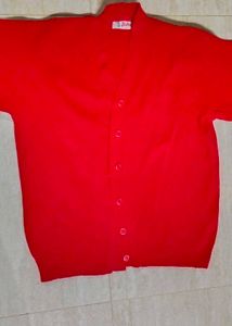 Red Cardigan - Kids Basics