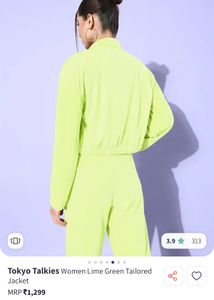 TOKYO TAKIES Lime Green Tailored Jacket