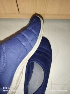 Navy Blue Slip-On Shoes