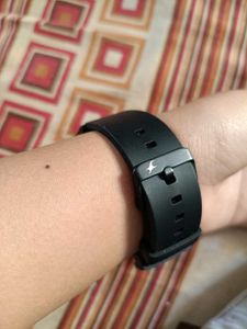 Fastrack Black Smart Watch With Charger And Box