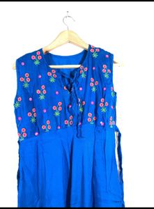2 Combo Kurtis Dark Green Printed Dress(Women&#39;s)