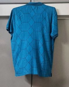 Blue Patterned Shirt
