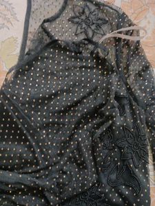 This Is A Beautiful Crop Embroidery Top