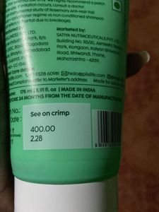 plix -Rosemary Anti-hairfall advances shampoo