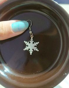Snowflake Dangle Earrings